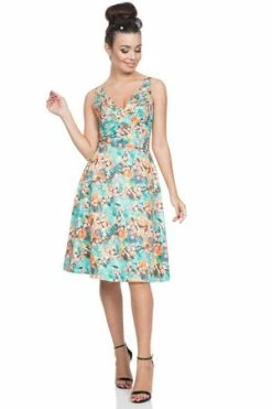 Voodoo Vixen Lizabeth Swing Summer Dress -Burleska shop lizabeth swing summer dress voodoo vixen 3 300x