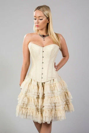 Burleska Lolita Knee Length Skirt In Taffeta 3 Burleska Lolita Knee Length Skirt In Taffeta