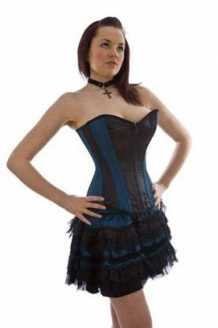 Burleska Lolita Mini Burlesque Skirt In Satin -Burleska shop lolita mini burlesque skirt in satin burleska 4 300x