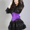 Burleska Lolita Mini Burlesque Skirt In Satin