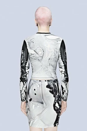 Long Clothing Long X Pussykrew Long Sleeve Crop Top 4 Long Clothing Long X Pussykrew Long Sleeve Crop Top - Image 2