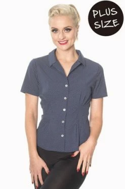 Banned Lou Lou Plus Size Blouse -Burleska shop lou lou plus size blouse banned 4 300x