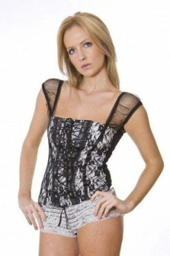 Burleska Lucy Gothic Top In Cotton And Black Lace Overlay 12 Burleska Lucy Gothic Top In Cotton And Black Lace Overlay -Burleska shop lucy gothic top in cotton and black lace overlay burleska 6 300x