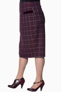 Banned Maddy Plus Size Pencil Skirt -Burleska shop maddy plus size pencil skirt banned 3 300x