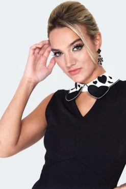 Voodoo Vixen Madison Heart-Collar Dress 11 Voodoo Vixen Madison Heart-Collar Dress -Burleska shop madison heart collar dress dra 9108 04.1322 300x