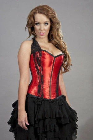 Burleska Madison Overbust Halter Neck Corset In Satin 4 Burleska Madison Overbust Halter Neck Corset In Satin - Image 2