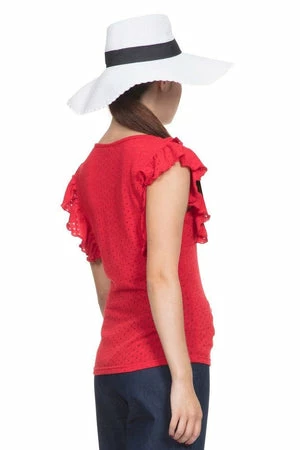 Voodoo Vixen Maria Vintage Red Top 4 Voodoo Vixen Maria Vintage Red Top - Image 2