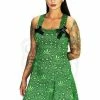 Dr Faust Marijuana Leaf Green Mini Dress - Stella