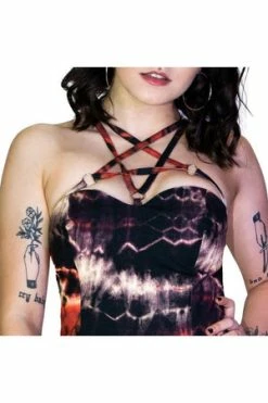 Dr Faust Mars Attack Pentagram Tie Dye Mini Dress - Marisol 7 Dr Faust Mars Attack Pentagram Tie Dye Mini Dress - Marisol -Burleska shop mars attack pentagram tie dye mini dress marisol dr faust 3 300x