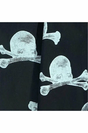 Dr Faust Memento Mori Grey Skull And Bones Black Mini Dress - Aurelia 5 Dr Faust Memento Mori Grey Skull And Bones Black Mini Dress - Aurelia - Image 3