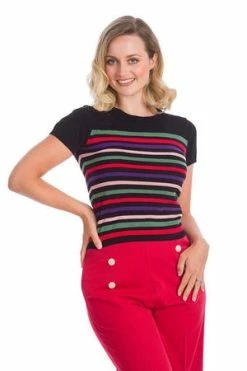 Banned Memory Lane Stripe Top 12 Banned Memory Lane Stripe Top -Burleska shop memory lane stripe top banned 4 300x