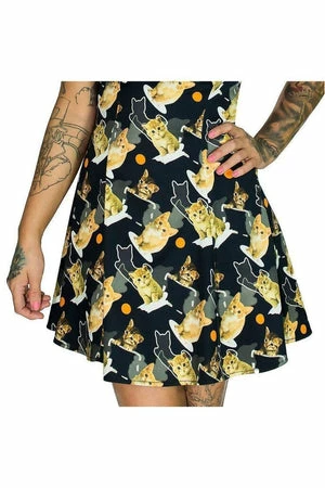 Dr Faust Meow For 3D Cats Mini Dress - Lilah 5 Dr Faust Meow For 3D Cats Mini Dress - Lilah - Image 3