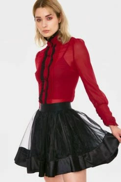 Jawbreaker Mesh Mini Skirt 11 Jawbreaker Mesh Mini Skirt -Burleska shop mesh mini skirt jawbreaker 3 300x