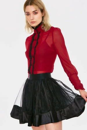 Jawbreaker Mesh Mini Skirt 5 Jawbreaker Mesh Mini Skirt - Image 3