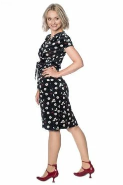Banned Midnight Floral Dress -Burleska shop midnight floral dress banned 4 300x