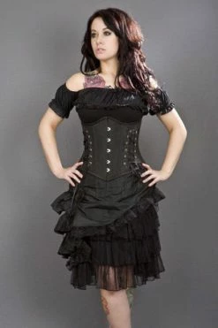 Burleska Mistress Underbust Steel Boned Waist Training Corset In Taffeta 13 Burleska Mistress Underbust Steel Boned Waist Training Corset In Taffeta -Burleska shop mistress underbust steel boned waist training corset in taffeta burleska 2 300x