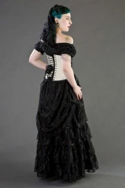 Burleska Mistress Underbust Steel Boned Waist Training Corset In Taffeta 16 Burleska Mistress Underbust Steel Boned Waist Training Corset In Taffeta -Burleska shop mistress underbust steel boned waist training corset in taffeta burleska 5 300x