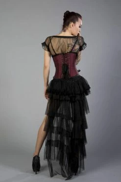 Burleska Mistress Underbust Steel Boned Waist Training Corset In Taffeta 18 Burleska Mistress Underbust Steel Boned Waist Training Corset In Taffeta -Burleska shop mistress underbust steel boned waist training corset in taffeta burleska 7 300x