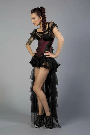 Burleska Mistress Underbust Steel Boned Waist Training Corset In Taffeta 10 Burleska Mistress Underbust Steel Boned Waist Training Corset In Taffeta - Image 8