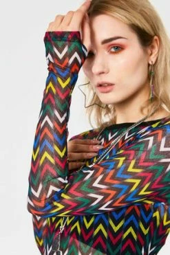 Jawbreaker MiX TApE Mesh Dress 11 Jawbreaker MiX TApE Mesh Dress -Burleska shop mix tape mesh dress jawbreaker 5 300x