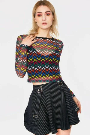 Jawbreaker Mix TaPe Mesh Top 3 Jawbreaker Mix TaPe Mesh Top