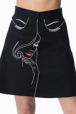 Banned Model Face Skirt -Burleska shop model face skirt banned 4 300x