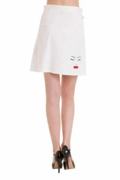Banned Model Face Skirt -Burleska shop model face skirt banned 6 300x
