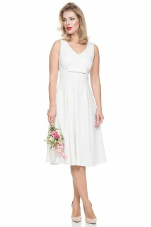 Voodoo Vixen Monroe White Bridal Dress 3 Voodoo Vixen Monroe White Bridal Dress