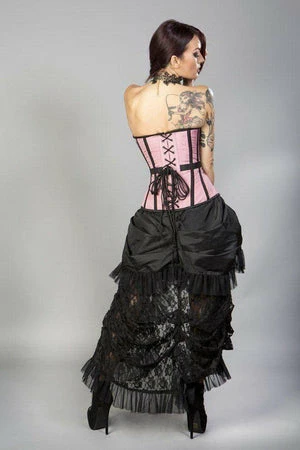 Burleska Morgana Long Overbust Burlesque Corset In Taffeta 12 Burleska Morgana Long Overbust Burlesque Corset In Taffeta - Image 11