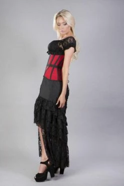 Burleska Morgana Underbust Steel Boned Corset In Taffeta -Burleska shop morgana underbust steel boned corset in taffeta burleska 3 300x