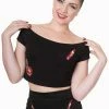 Banned New Romantics Cropped Top 2 Banned New Romantics Cropped Top -Burleska shop new romantics cropped top banned 300x