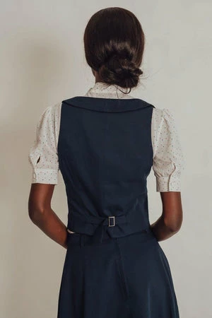 Voodoo Vixen Nyla Tailored Suit Vest 4 Voodoo Vixen Nyla Tailored Suit Vest - Image 2