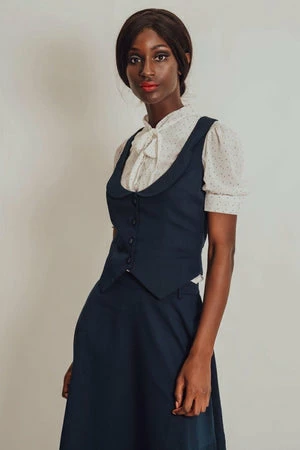 Voodoo Vixen Nyla Tailored Suit Vest 3 Voodoo Vixen Nyla Tailored Suit Vest