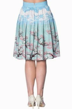 Banned Oriental Blossom Skirt -Burleska shop oriental blossom skirt banned 2 300x
