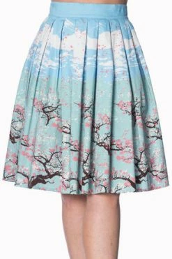 Banned Oriental Blossom Skirt -Burleska shop oriental blossom skirt banned 4 300x