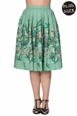 Banned Oriental Tiger Fit N Flare Skirt 11 Banned Oriental Tiger Fit N Flare Skirt -Burleska shop oriental tiger fit n flare skirt banned 5 300x