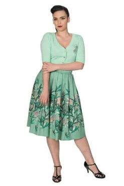 Banned Oriental Tiger Fit N Flare Skirt