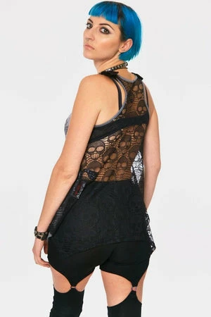 Jawbreaker Ouiji Goth Vest Top 9 Jawbreaker Ouiji Goth Vest Top - Image 7