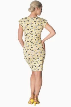 Banned Palm Shade Cross Over Dress -Burleska shop palm shade cross over dress banned 2 300x