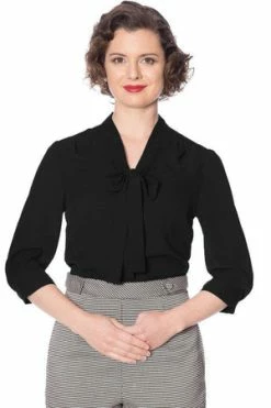 Banned Perfect Pussybow Blouse -Burleska shop perfect pussybow blouse banned 6 605918c5 b1f9 4737 bb8b db0d70c6ea8b 300x