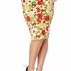 Voodoo Vixen Pippin Apple Print Pencil Skirt -Burleska shop pippin apple print pencil skirt voodoo vixen 300x
