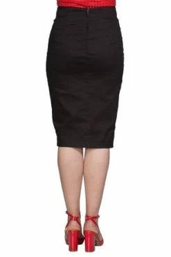 Banned Plain Pencil Skirt -Burleska shop plain pencil skirt banned 5 300x