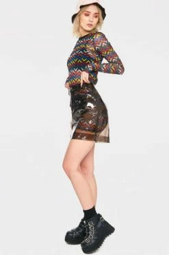 Jawbreaker Plastic Fantastic Skirt -Burleska shop plastic fantastic skirt jawbreaker 3 300x