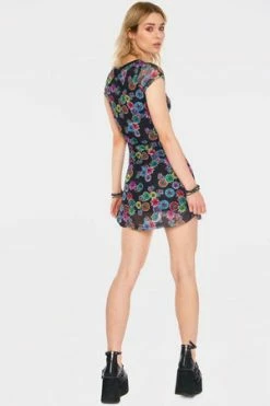 Jawbreaker Poison Ivy Dress -Burleska shop poison ivy dress jawbreaker 2 300x