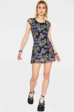 Jawbreaker Poison Ivy Dress -Burleska shop poison ivy dress jawbreaker 4 300x