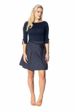 Banned Polka Dots Vintage Skirt - SK25071 -Burleska shop polka dots vintage skirt sk25071 banned 3 300x