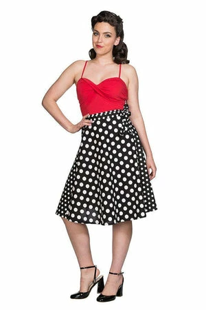 Banned Polka Mix Wrap Skirt 7 Banned Polka Mix Wrap Skirt - Image 5