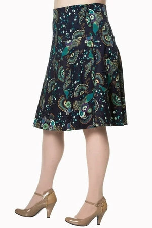 Banned Proud Peacock Plus Size Skirt 5 Banned Proud Peacock Plus Size Skirt - Image 3