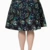 Banned Proud Peacock Plus Size Skirt 1 Banned Proud Peacock Plus Size Skirt -Burleska shop proud peacock plus size skirt banned 300x