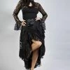 Burleska Queen Maxi Skirt In Black Lace 2 Burleska Queen Maxi Skirt In Black Lace -Burleska shop queen maxi skirt in black lace burleska 300x